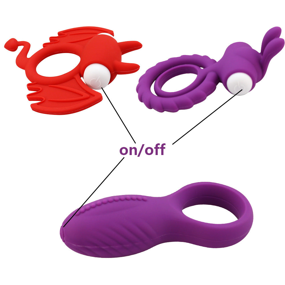 Anillo vibrador Conejito - Negro