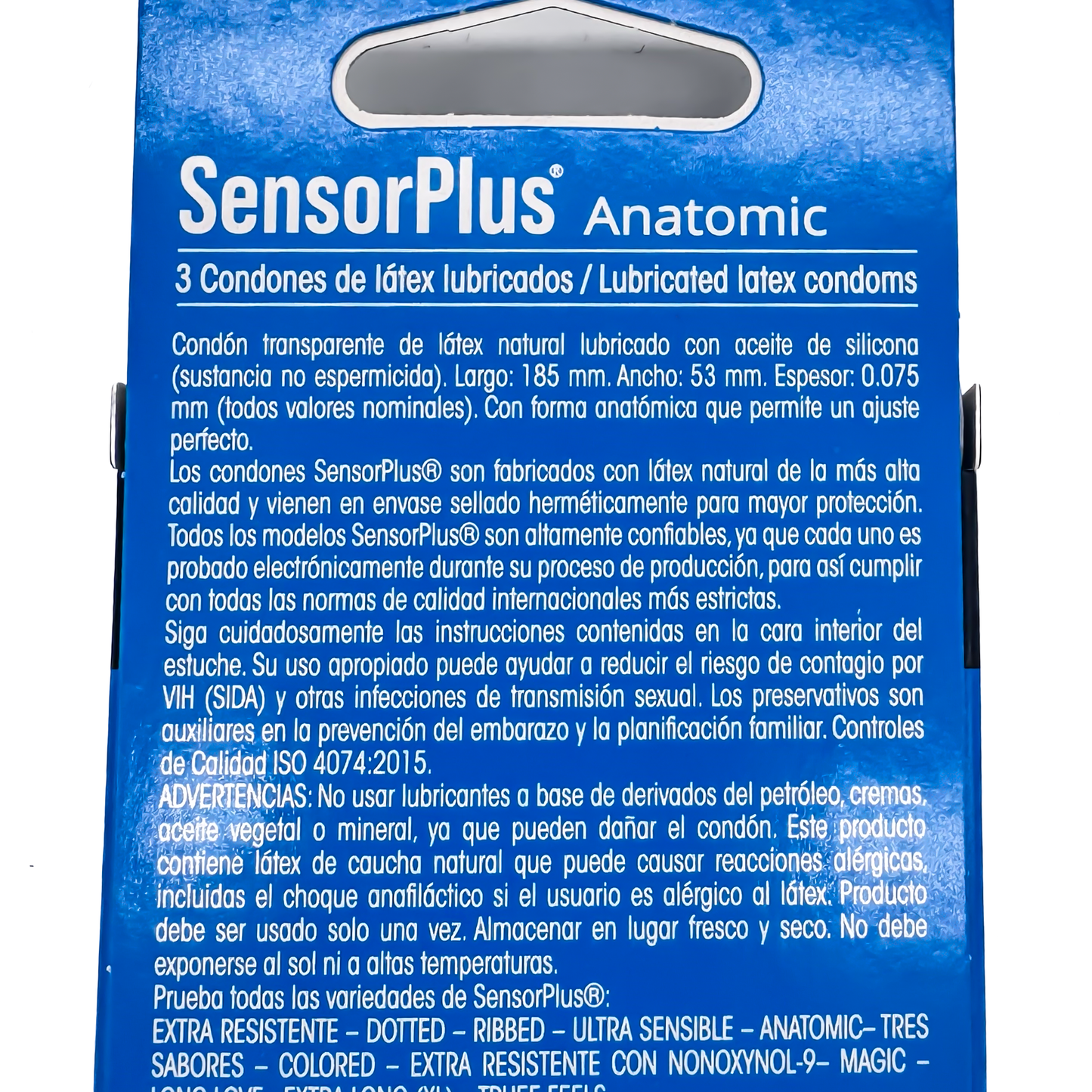 Preservativo Sensor Plus Anatomic