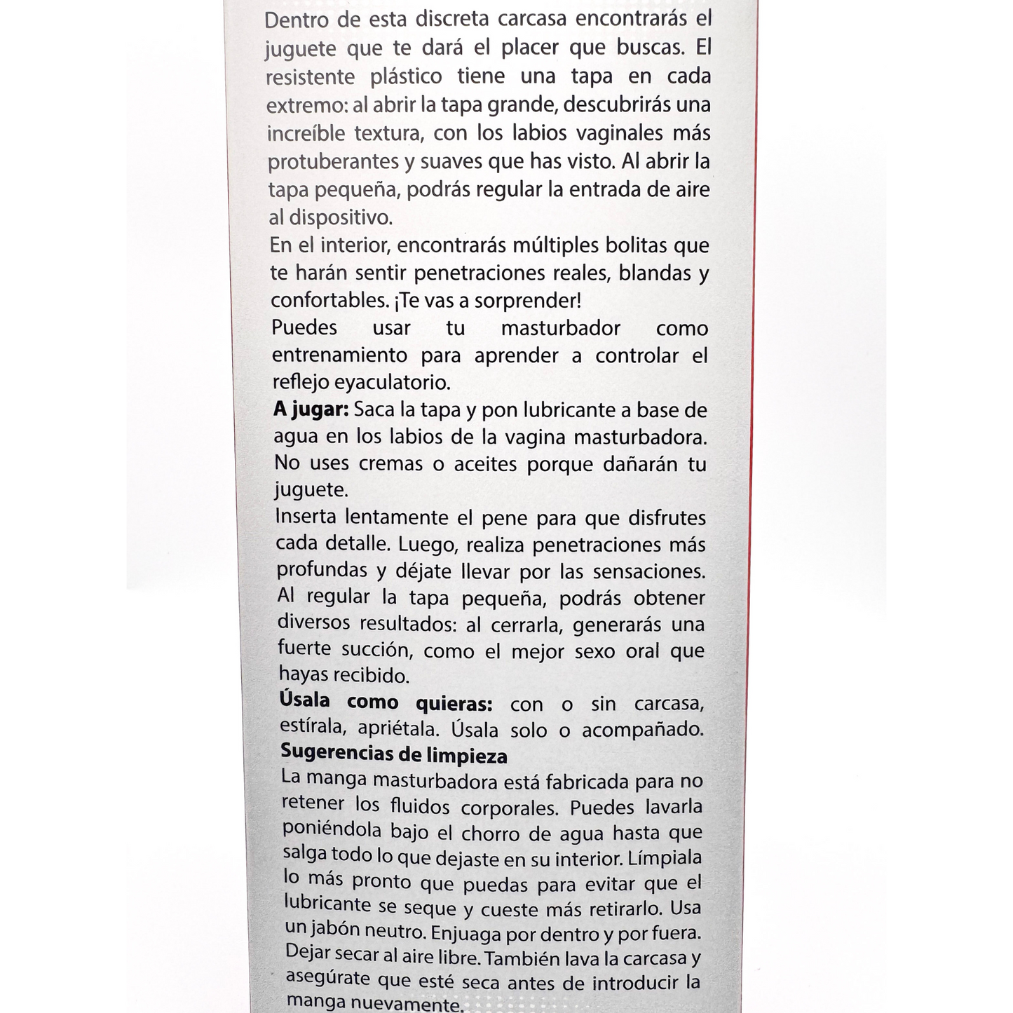 Vagina Masturbadora “La Gran Amante”