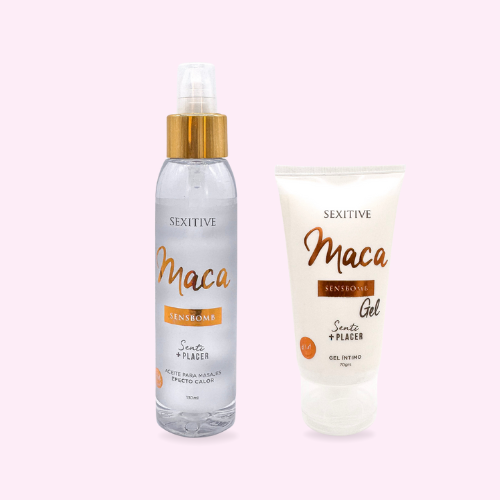 Set Sensbomb Maca - Aceite + Gel íntimo
