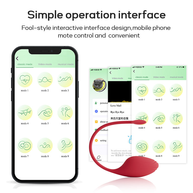 Huevo Vibrador con App