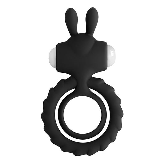Anillo vibrador Conejito - Negro
