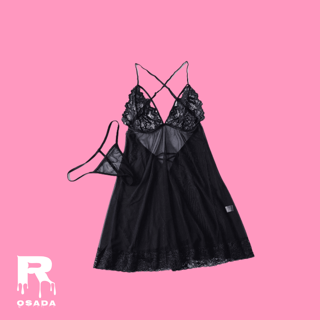 Babydoll Silky Negro