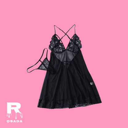 Babydoll Silky Negro