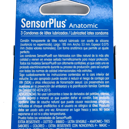 Preservativo Sensor Plus Anatomic