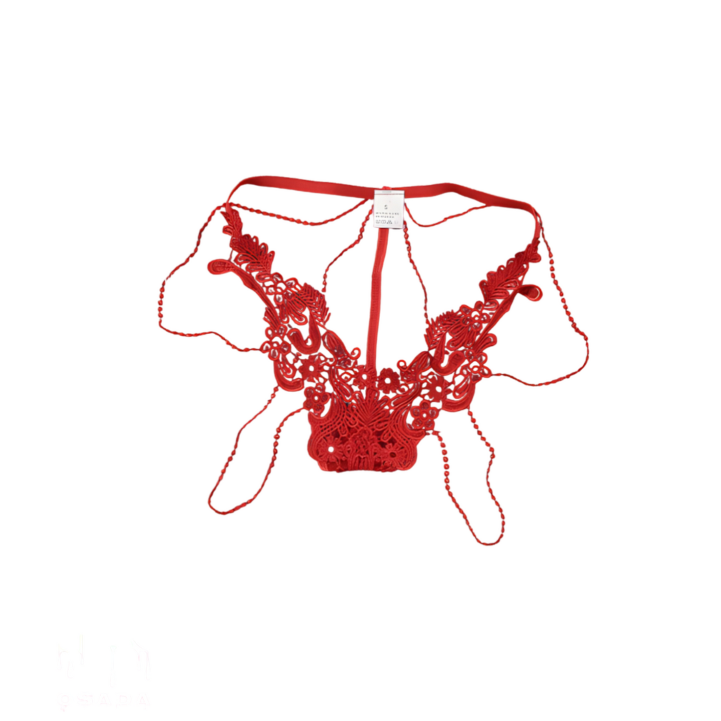 Colaless Bordado Rojo