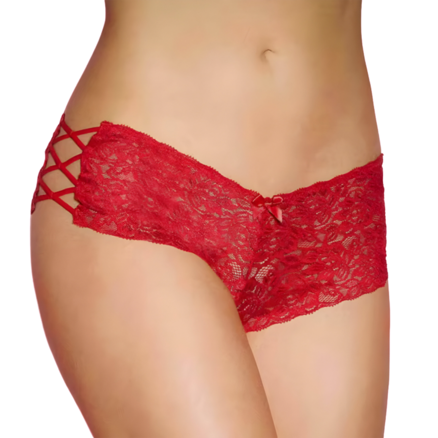 Calzón de Encaje con Lazos