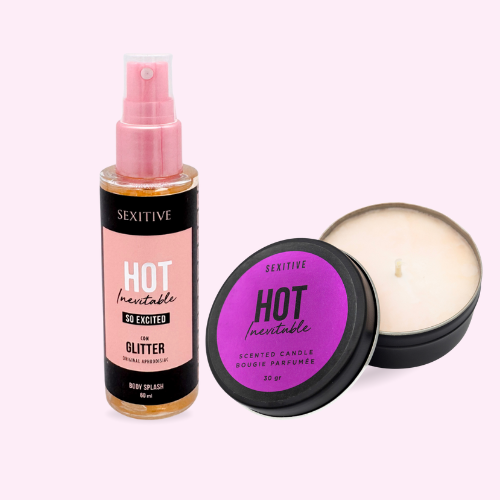 Set Hot Inevitable - Body splash + Vela de masajes