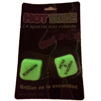 Dados Hot Dice - Brillan en la oscuridad