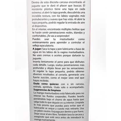 Vagina Masturbadora “La Gran Amante”