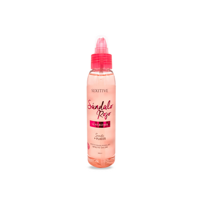 Aceite Sens Bomb Sándalo Rojo - Efecto Calor