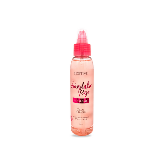 Aceite Sens Bomb Sándalo Rojo - Efecto Calor
